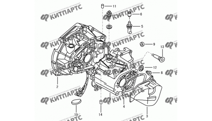 Картеры кпп Dong Feng H30 Cross